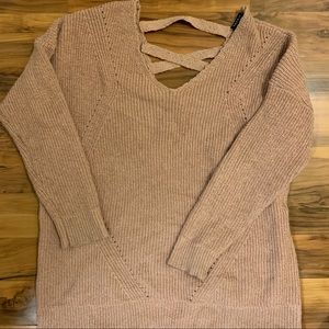 3 for $25 -  Criss Cross Blush Sweater